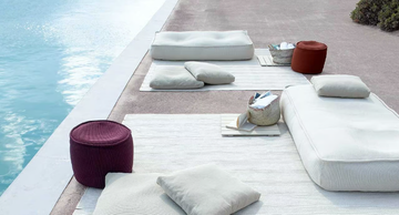 FLOAT - Fabric sun lounger by Paola Lenti - view 3